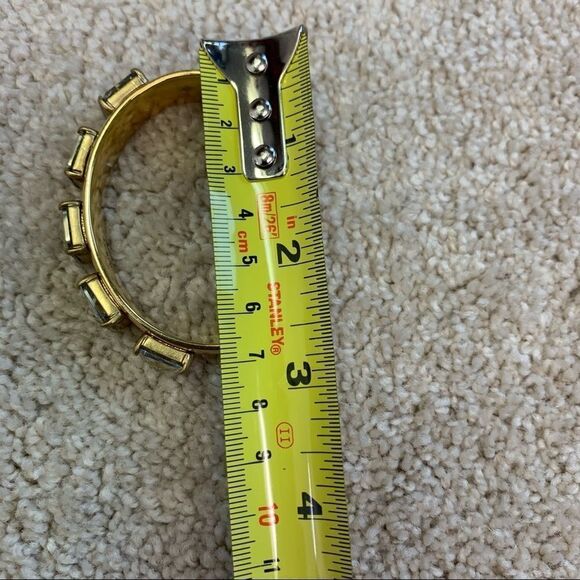 Nwt J.Crew gold bangle bracelet costume jewellery - Picture 7 of 8